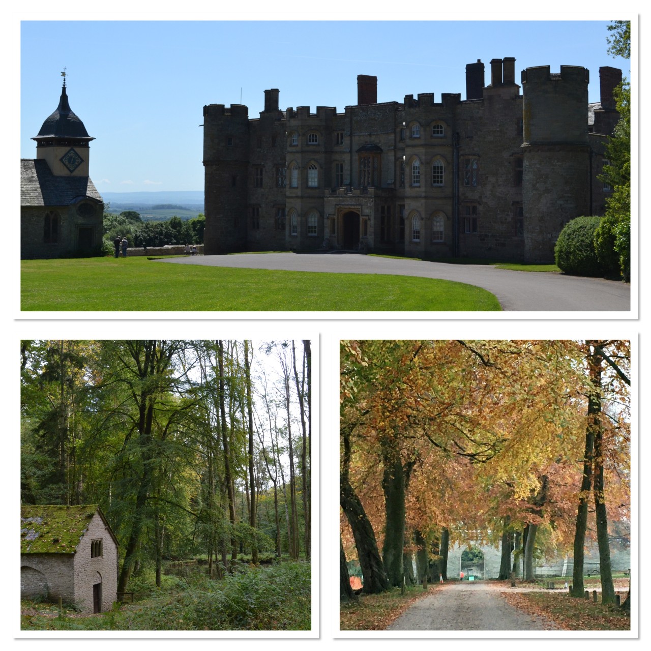 A photo montage of Croft Castle and Parkland